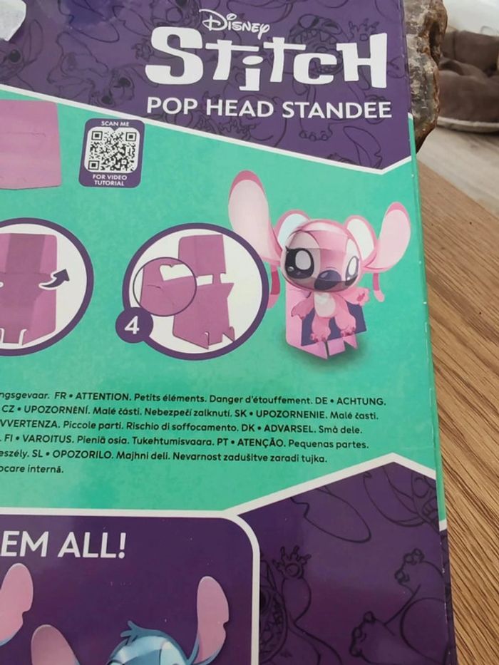 Figurine 3D Disney Stitch – Angel Pop Head Stande - photo numéro 3