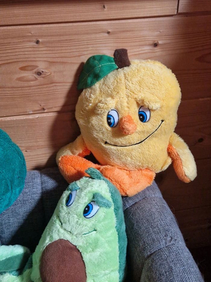 Lot de fruits et légumes en peluche - photo numéro 4