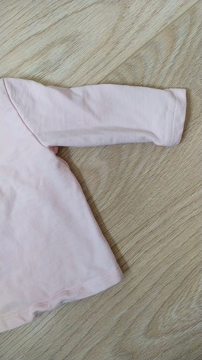 Ensemble 3/6 mois mi saison fleurs noeud - photo numéro 15