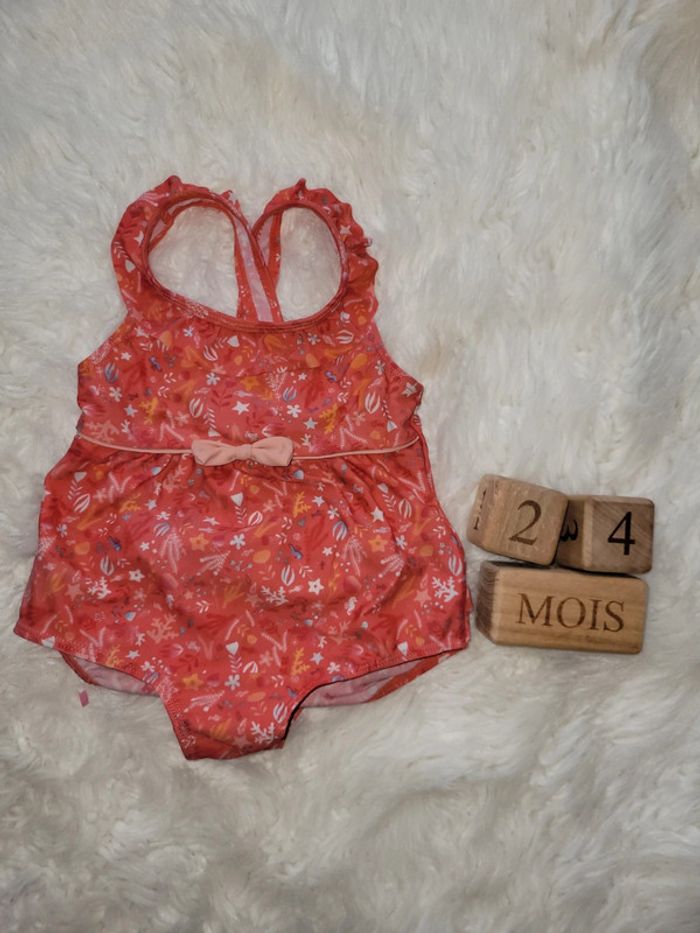 Maillot de bain corail 24m