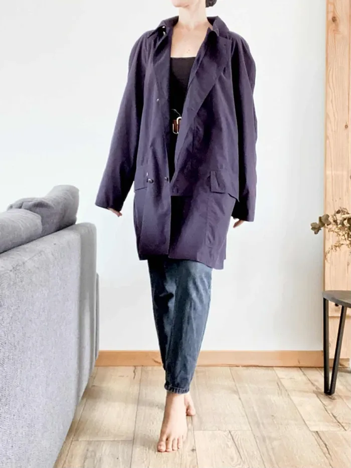 Manteau Gérard Pasquier possédant deux poches à l'avant en T2 - Très bon état - photo numéro 3