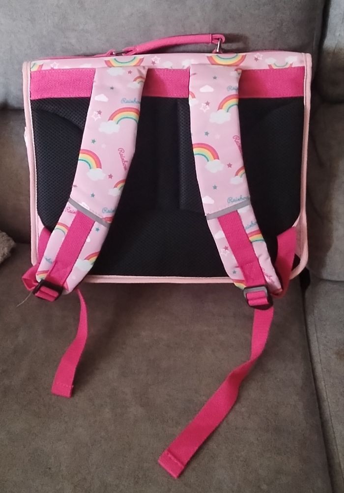 Cartable caméléon fille 38 cm neuf - photo numéro 2
