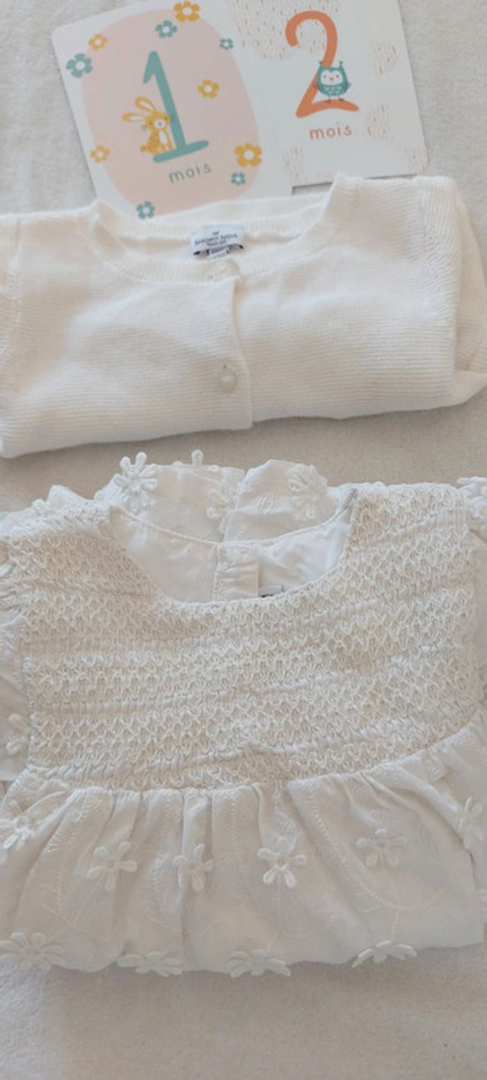 Ensemble bébé fille robe 12 mois