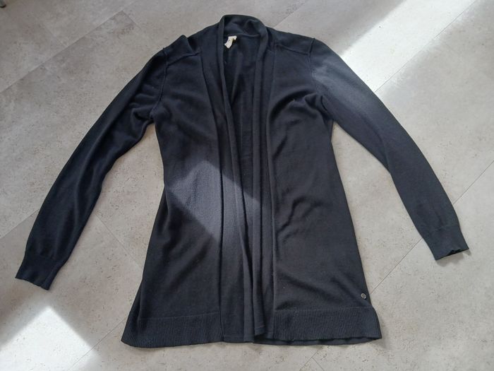 Gilet long noir taille unique Bonobo