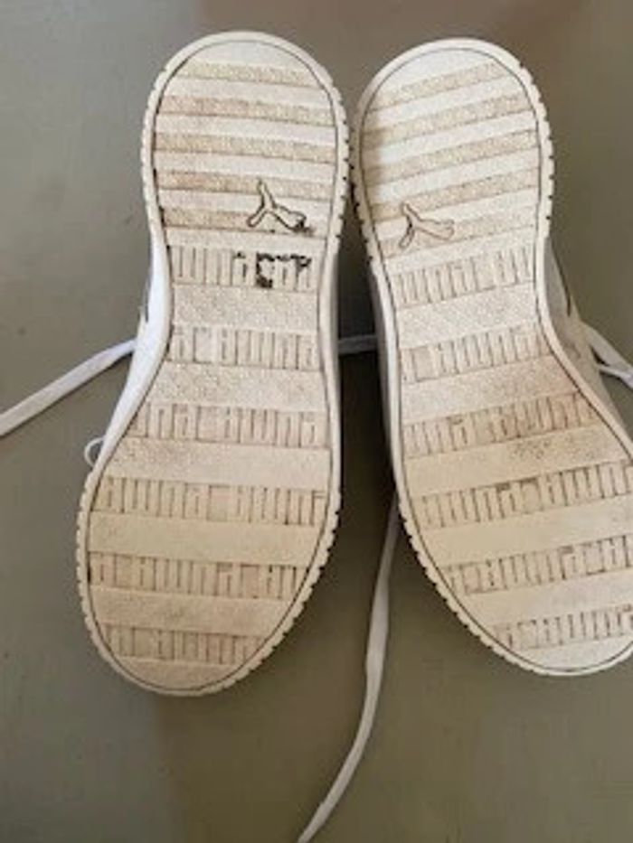 Puma Carina blanche et amande / crème taille 39 - photo numéro 11
