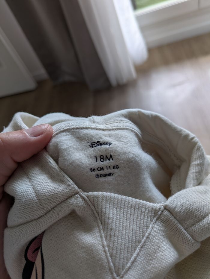 Sweat à capuche Disney pour fille 18 mois, 86 cm, parfait état ! - photo numéro 4