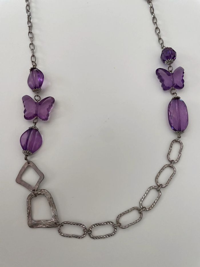 Collier violet - photo numéro 2