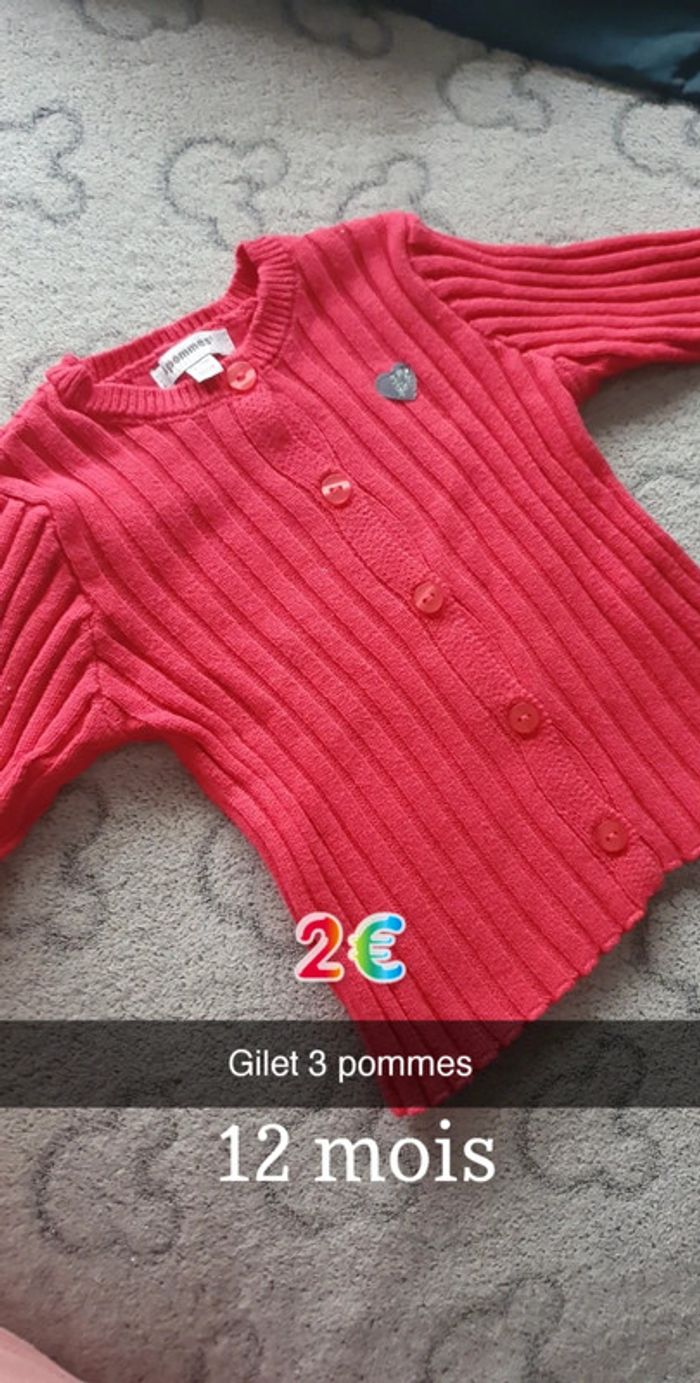 Gilet 12 mois