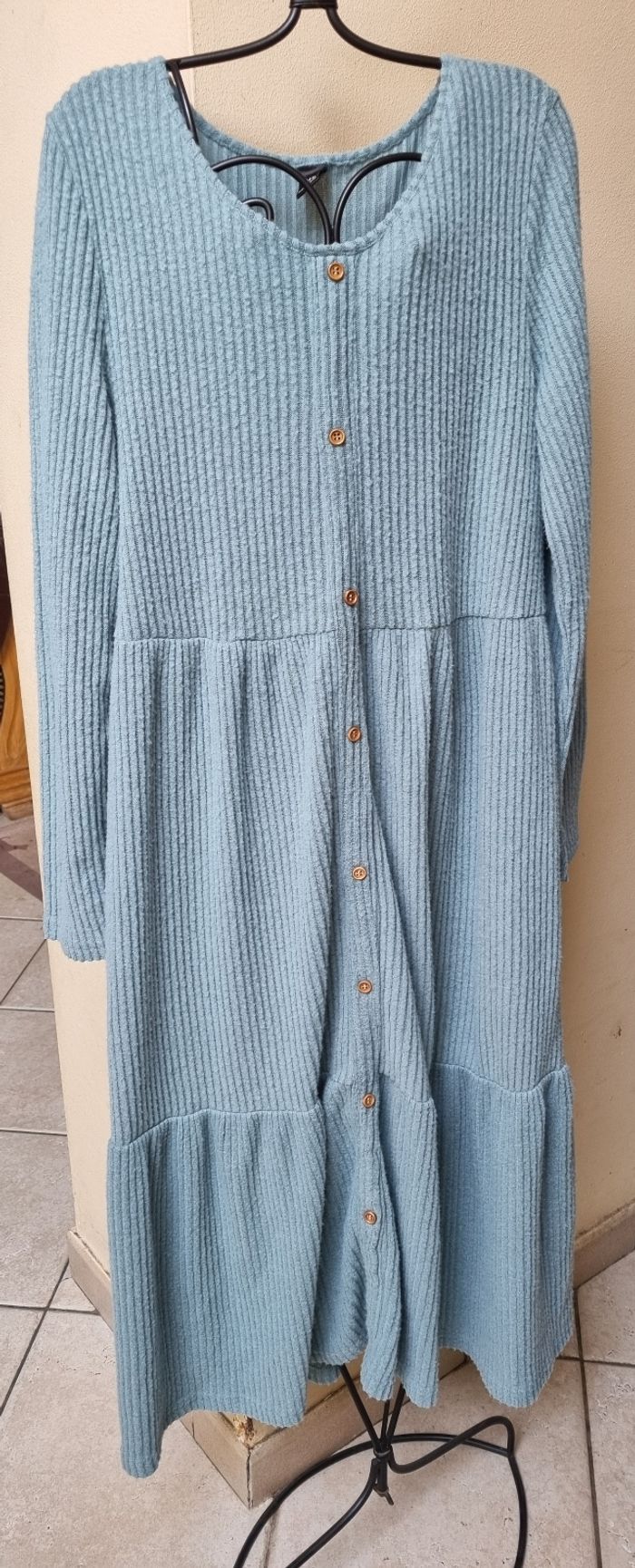 Robe douce turquoise - photo numéro 2