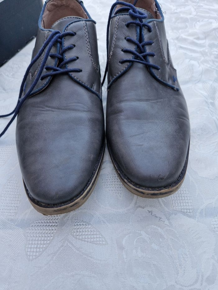 Chaussures de ville homme gris foncé - photo numéro 2
