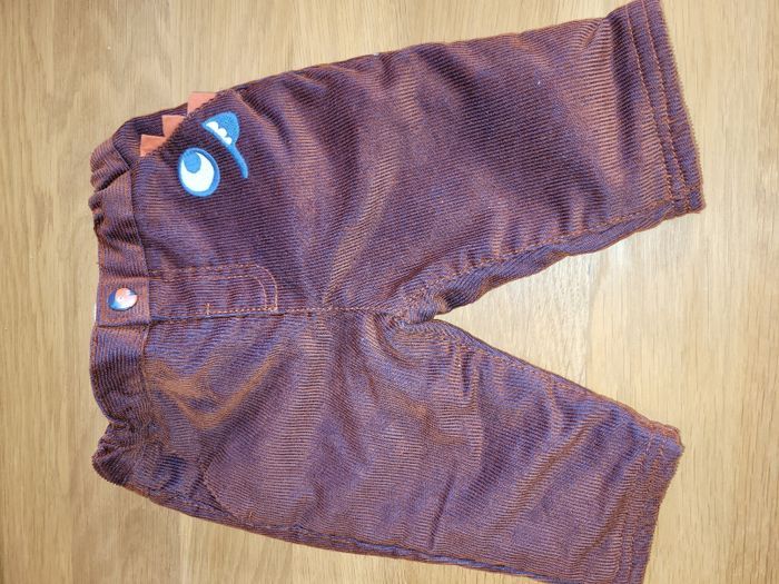 Pantalon velours fantaisie