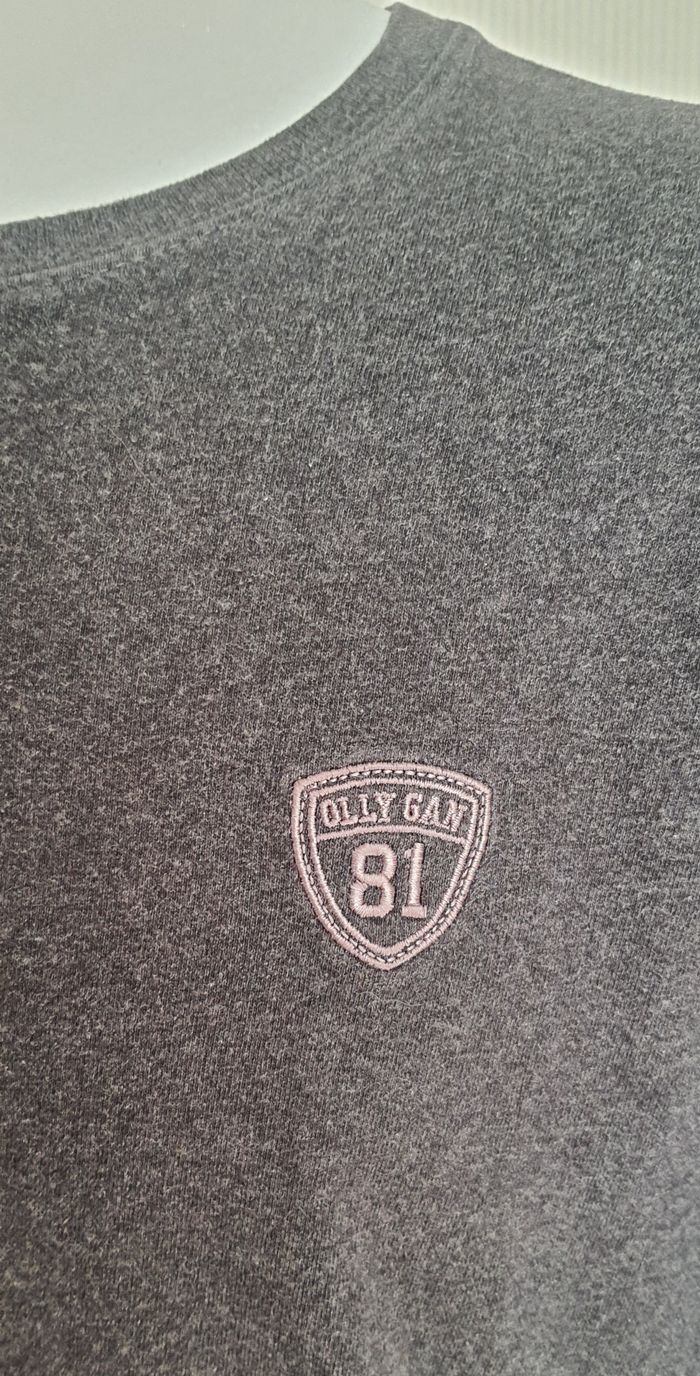Tee-shirt homme gris "Olly Gan" taille XL - photo numéro 2