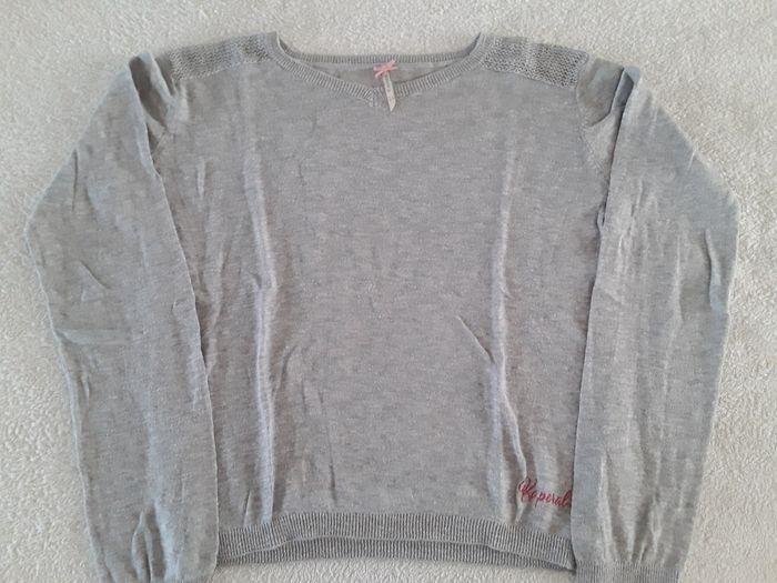 Pull gris Kaporal