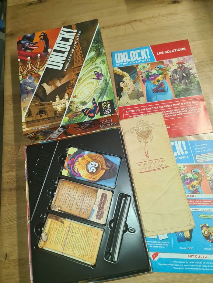 Jeu de société Unlock Timeless Adventures des éditions Space Cowboys,