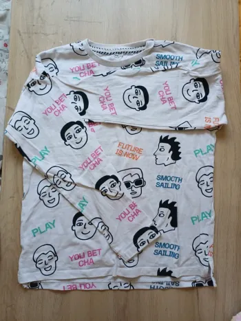 T-shirt réserved bonhomme