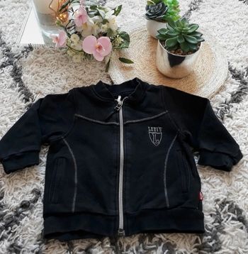 Veste Noire Levi's bébé garçon Taille 18 mois🌿🦊