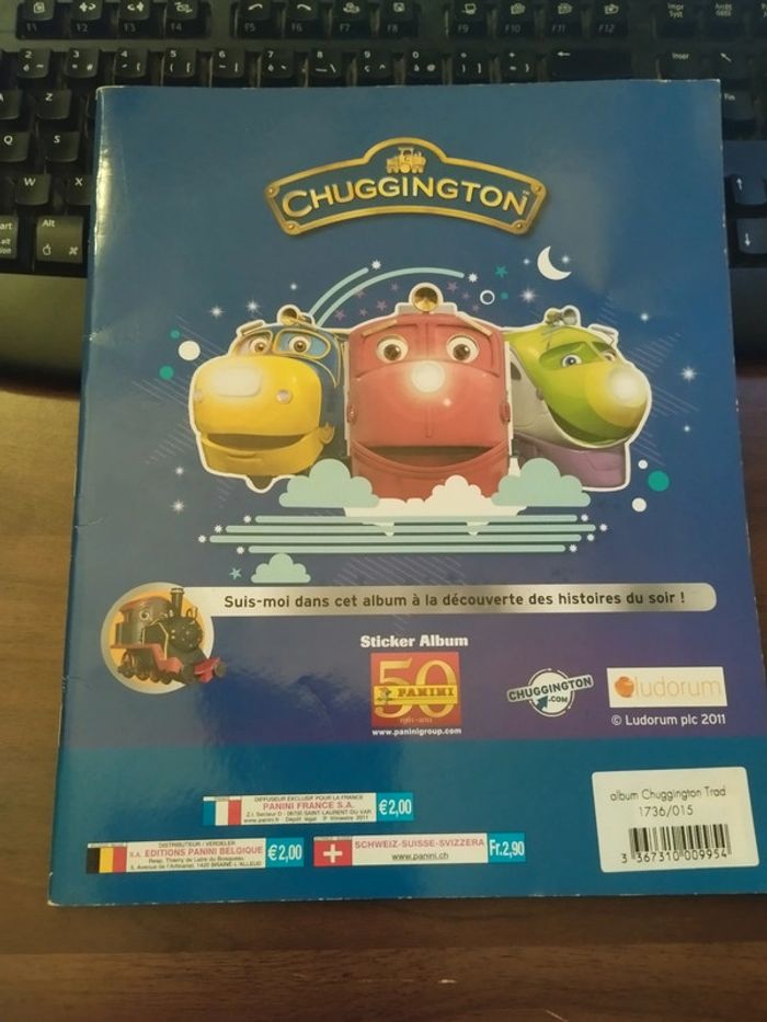 Album panini Chuggington + 113 autocollants - photo numéro 2