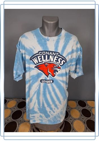 t shirt tie dye multicolore homme taille XL (391)