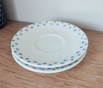 🌿 2 soucoupes ou assiettes à dessert - Vintage 🌿