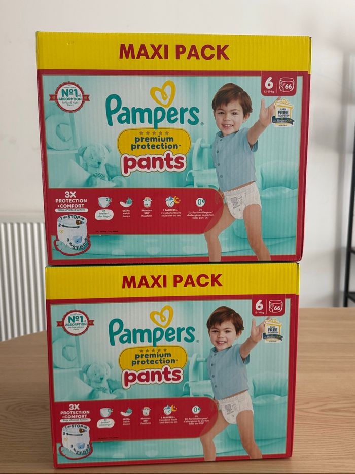 Couches Pampers pants premium taille 6