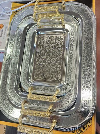 Lots de 3 plateaux