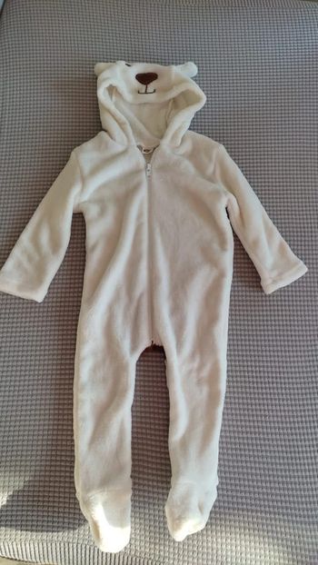Combinaison hiver chaude douce petit our 18/24 mois