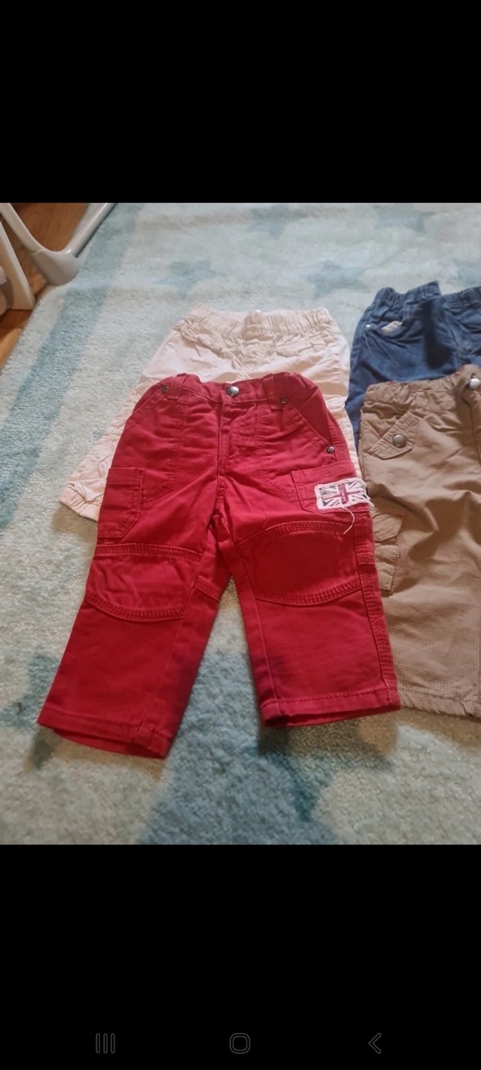 Lot de 4 pantalons 12mois - photo numéro 2