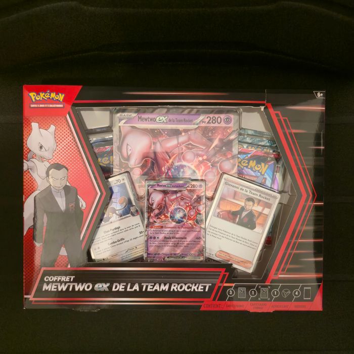 Pokémon Coffret Mewtwo ex de la Team Rocket (Défauts Scellage)