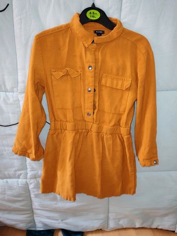 Robe Kiabi Moutarde 4 ans