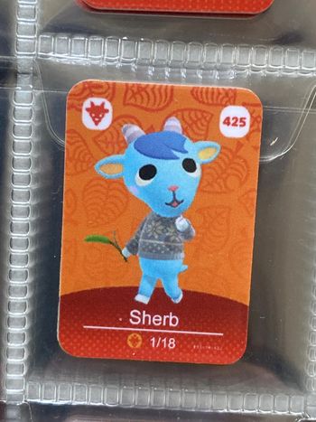 mini carte amiibo Sherb