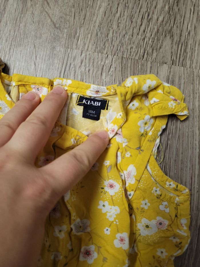 robe jaune kiabi 18 mois - photo numéro 3