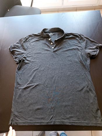 Polo gris anthracite taille L