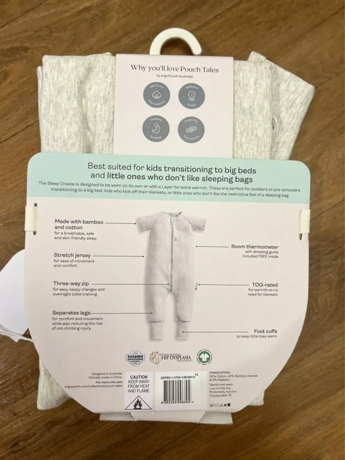 (New) onesie sleep bag 1.0 tog 6-12m - photo numéro 3