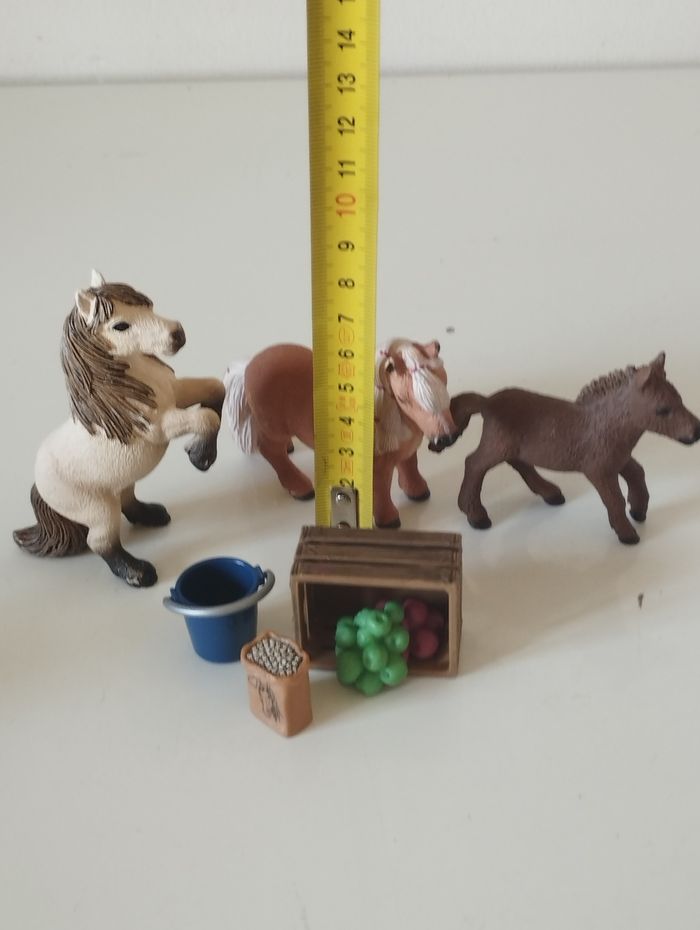 Figurines Schleich set poneys shetland - photo numéro 9