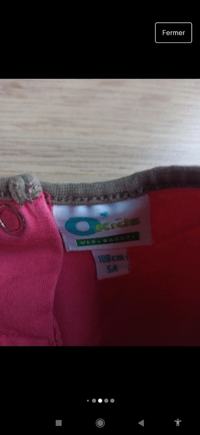 T-shirt rose 5 ans et pantalon marron 4 ans o kids Vertbaudet - photo numéro 8