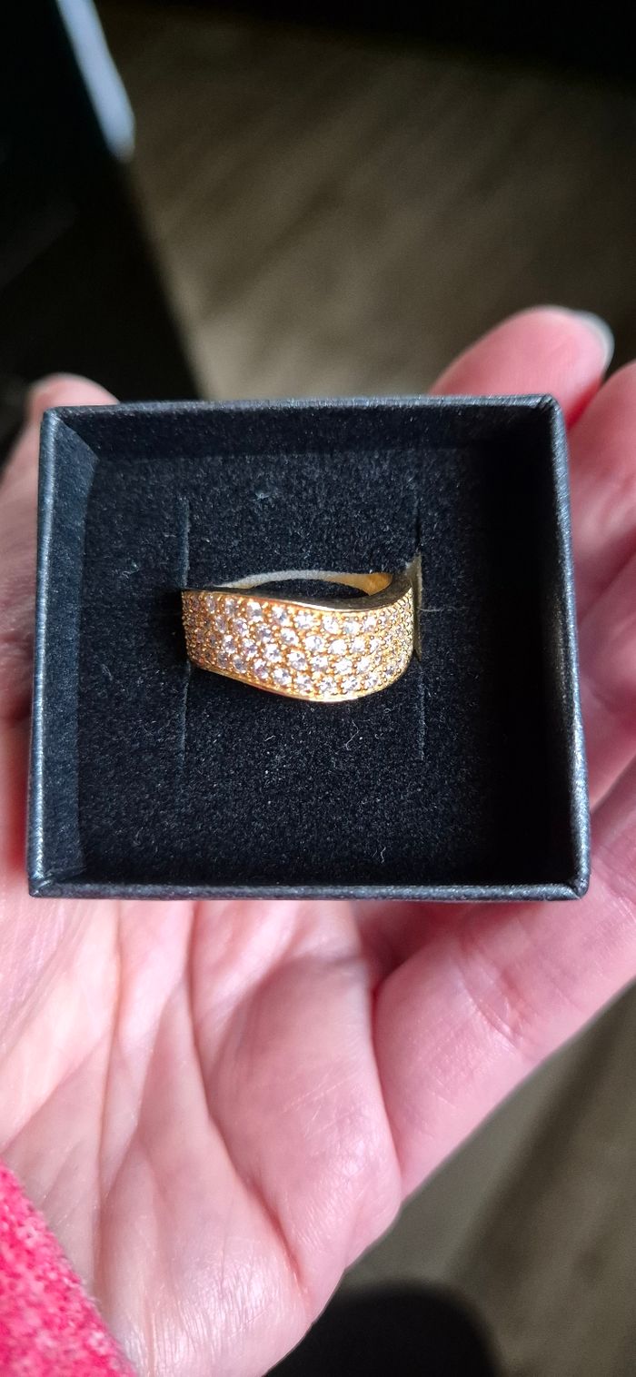 Bague plaquée or