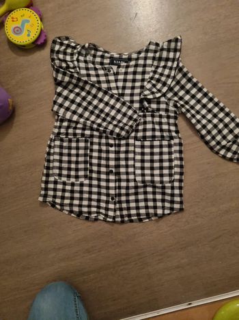 Blouse noir et blanc