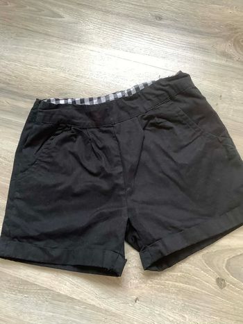 Short noir coton 5 ans