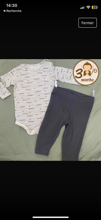 Ensemble body + legging