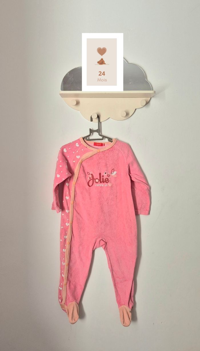 Pyjamas 1 pièces velours * Tissaia