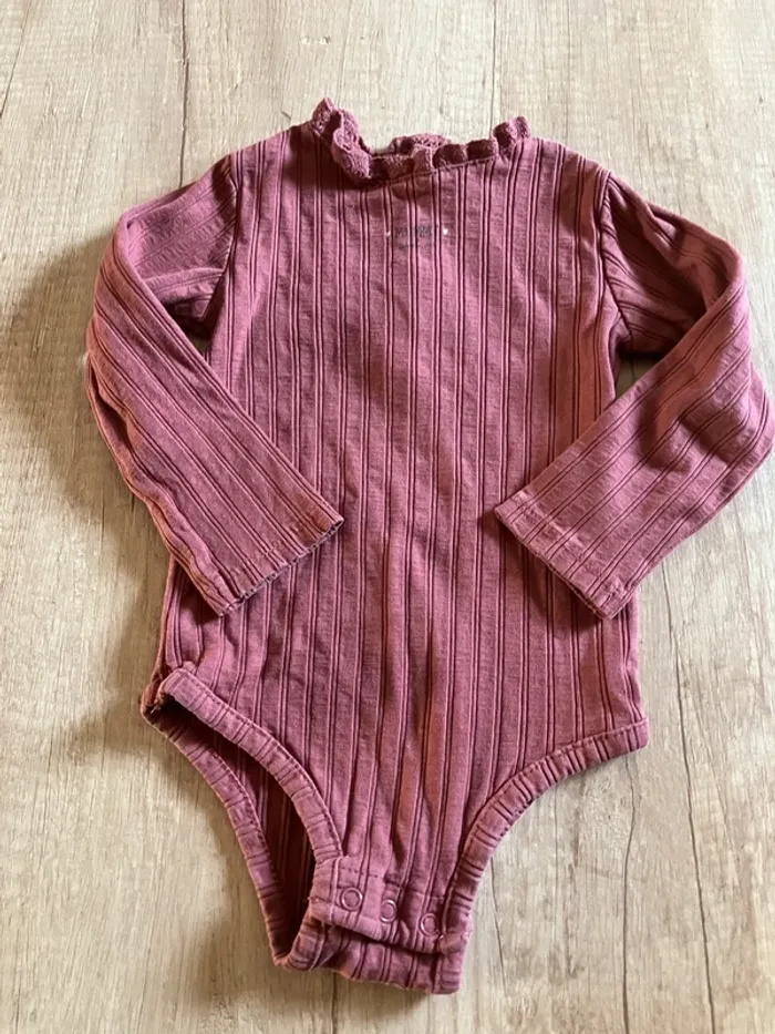 Body manches longues fille 12 mois