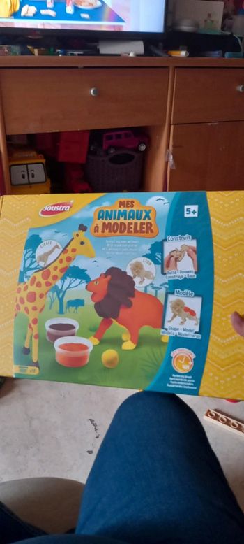 Jeux mes animaux à modeler avec blister
