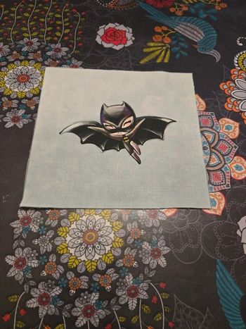 Petit panneau couture theme batman