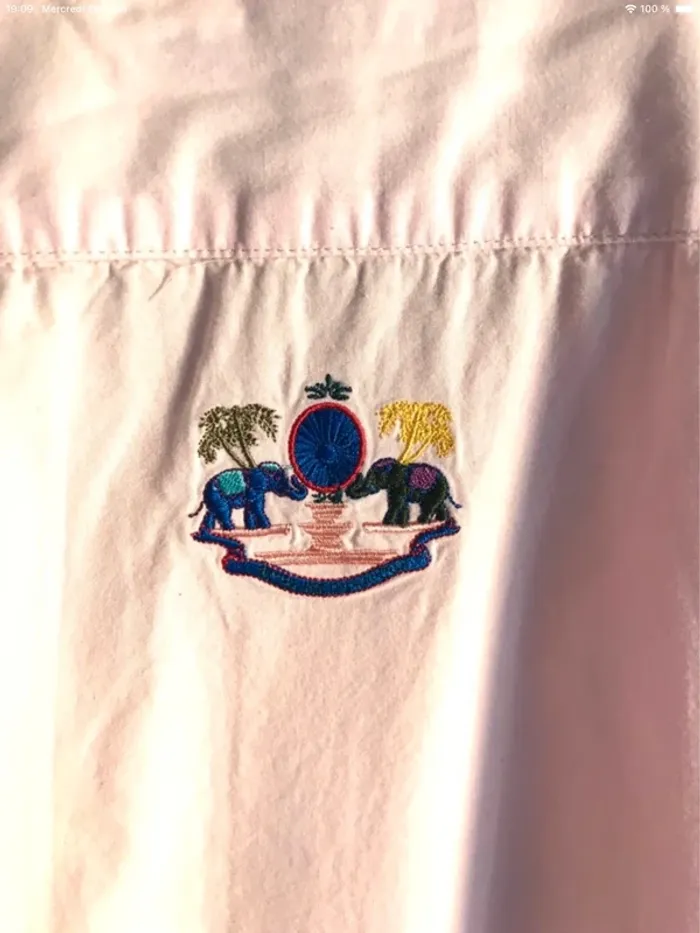 Chemise homme Peter Polo rose taille L - photo numéro 8