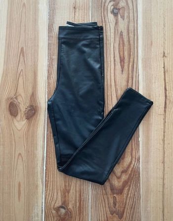 Pantalon simili cuir noir stradivarius taille 32