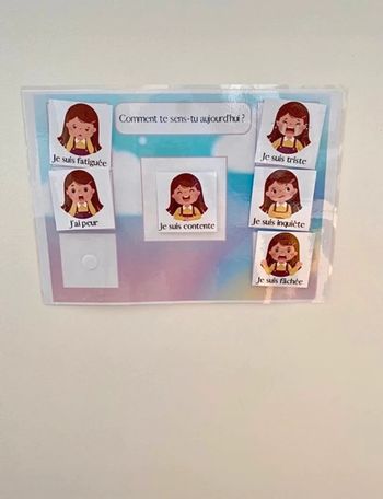 Fiche de type Montessori « les émotions »