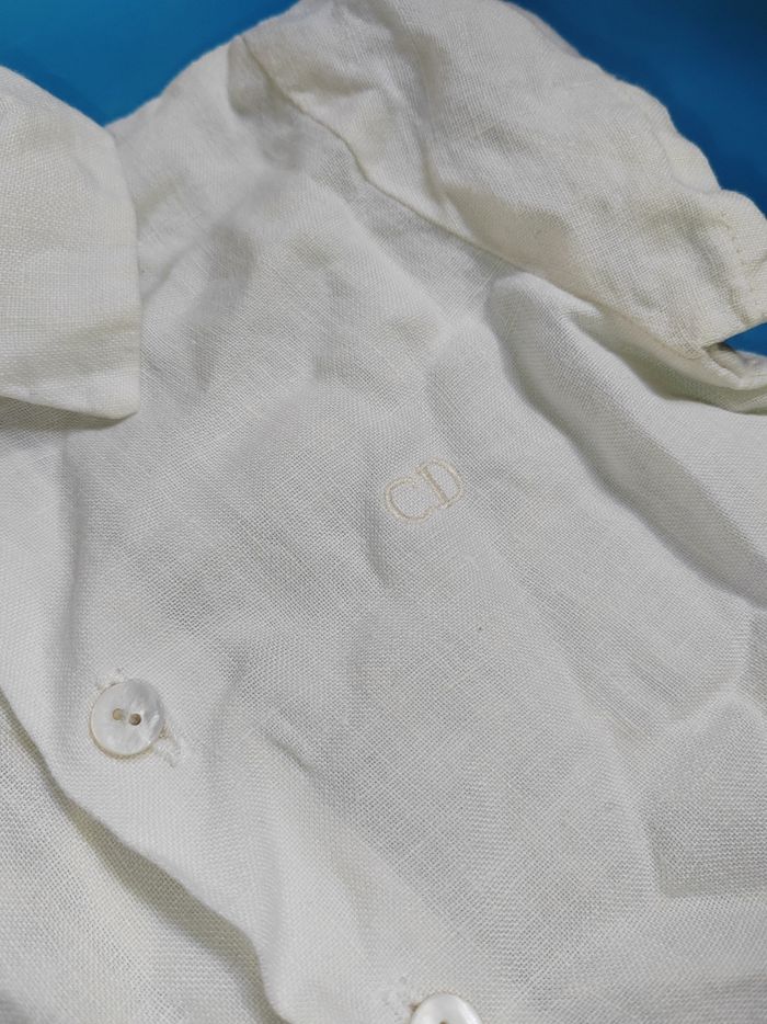 Chemise manche courte en lin Baby Dior - photo numéro 3