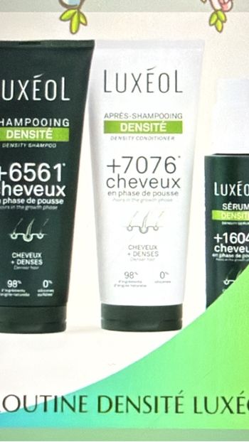 Protocole Densité cheveux Luxéol 