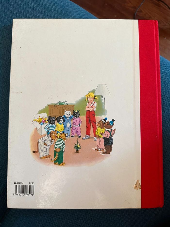 Livre vintage édition limitée Pierre Probst relié rouge Le Noël de Caroline - photo numéro 2