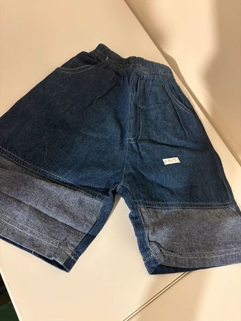 Pantacourt bleu marine